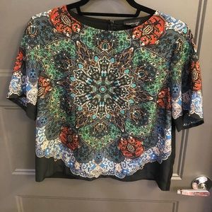 Topshop Paisley Blouse